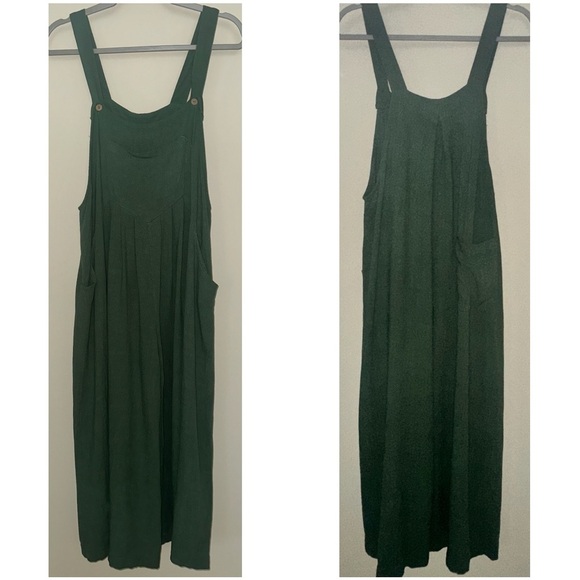 Women’s Pleated Overall/Jumpsuit - Size L - Picture 2 of 5